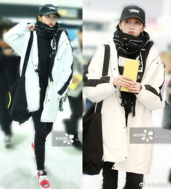 Bạn gái Luhan chị chê vì bộ cánh giống bà già đi chợ khi xuất hiện tại sân bay - Ảnh 7.