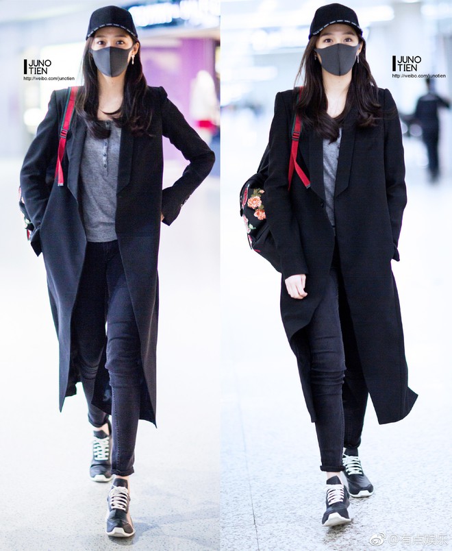 Bạn gái Luhan chị chê vì bộ cánh giống bà già đi chợ khi xuất hiện tại sân bay - Ảnh 9.