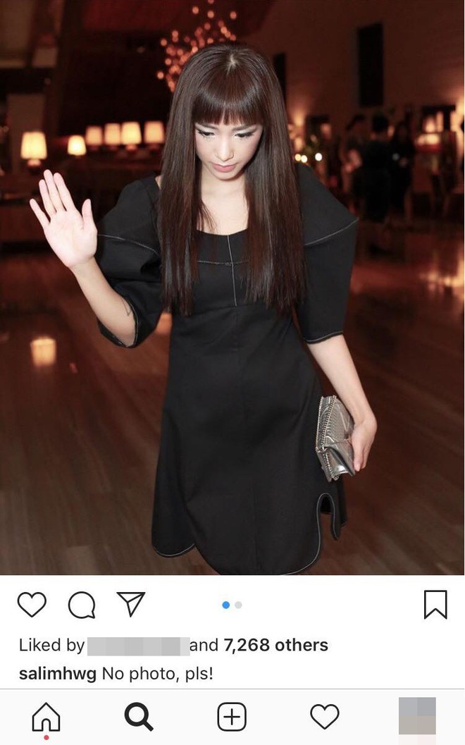 Giơ tay tạo d&aacute;ng như celeb gặp paparazzi nhưng về nh&agrave; đăng ảnh ghi Xin đừng chụp h&igrave;nh, Salim quả l&agrave; một c&ocirc; g&aacute;i phức tạp! - Ảnh 3.