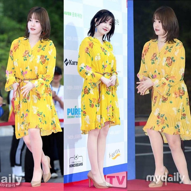 Giảm cân thành công nhưng Goo Hye Sun vẫn kém đẹp chỉ vì thói quen này khi diện váy ngắn - Ảnh 1.