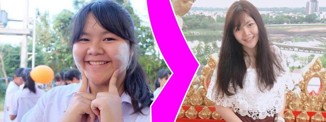 Từng mang biệt danh voi nước với c&acirc;n nặng 1 tạ, nữ sinh Th&aacute;i Lan lột x&aacute;c thần kỳ trong v&ograve;ng 1 năm - Ảnh 1.