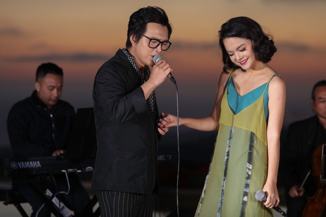 Phạm Quỳnh Anh lần đầu song ca cùng người sáng lập nhóm Sắc Màu trong dự án hát nhạc Lam Phương - Ảnh 3.