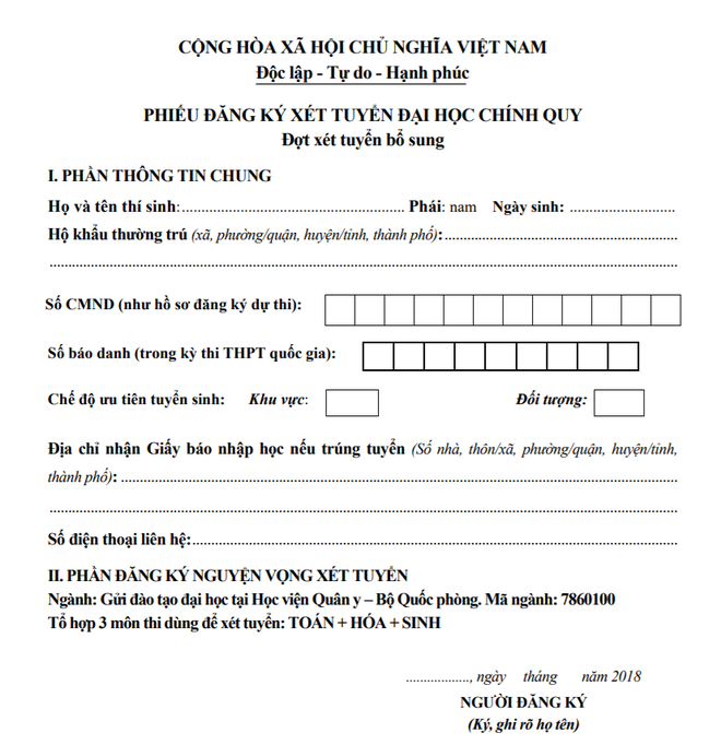 Học viện An ninh nh&acirc;n d&acirc;n x&eacute;t tuyển bổ sung 03 chỉ ti&ecirc;u - Ảnh 1.