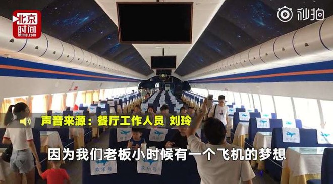 Đại gia Trung Quốc bỏ 30 tỷ đồng để mua nguyên cái máy bay rồi biến thành nhà hàng, thực hiện giấc mơ từ thuở bé - Ảnh 2.