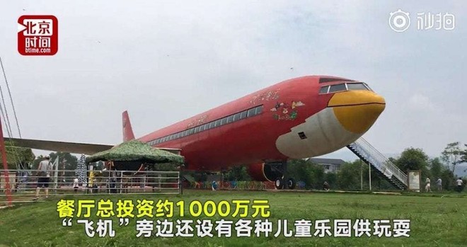Đại gia Trung Quốc bỏ 30 tỷ đồng để mua nguyên cái máy bay rồi biến thành nhà hàng, thực hiện giấc mơ từ thuở bé - Ảnh 1.