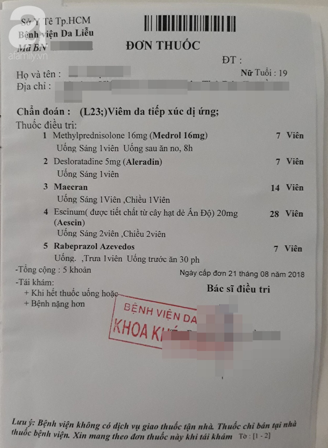 Dùng mỹ phẩm dân tộc” mong da đẹp lột xác, cô gái 19 tuổi bị biến dạng cả mặt, mắt híp lại và sưng vù kinh dị - Ảnh 5.