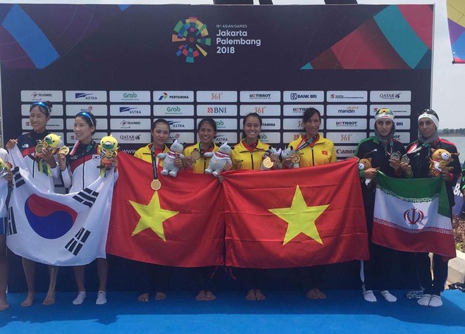 Việt Nam giành HC vàng đầu tiên tại ASIAD 2018 - Ảnh 1.