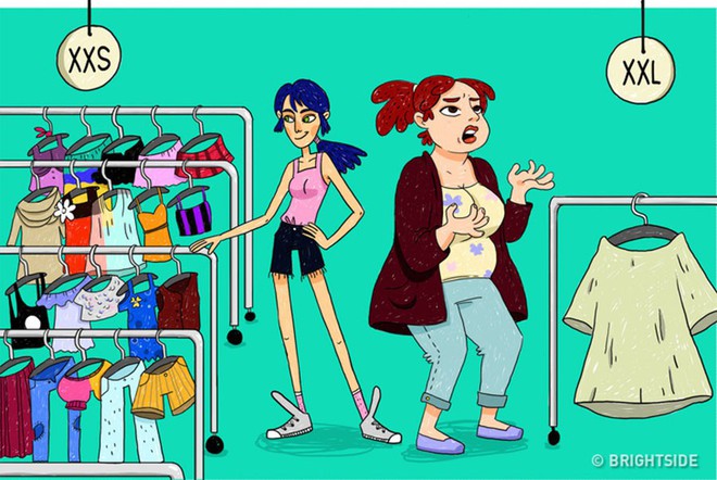 Bộ tranh: T&igrave;nh bạn đ&aacute;ng y&ecirc;u nhất l&agrave; khi giữa hai đứa c&oacute; một đứa b&eacute;o v&agrave; một đứa si&ecirc;u gầy - Ảnh 5.