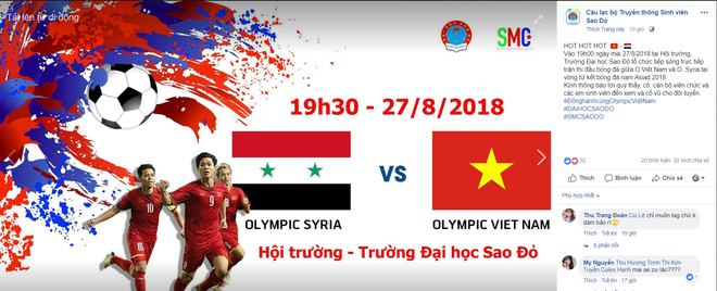 Nhiều trường Đại học tổ chức cho sinh viên xem tứ kết ASIAD Việt Nam - Syria trên màn hình hàng trăm inch - Ảnh 3.