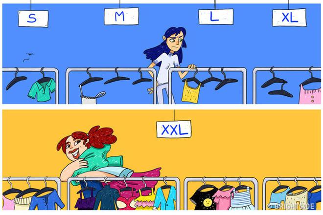 Bộ tranh: T&igrave;nh bạn đ&aacute;ng y&ecirc;u nhất l&agrave; khi giữa hai đứa c&oacute; một đứa b&eacute;o v&agrave; một đứa si&ecirc;u gầy - Ảnh 7.