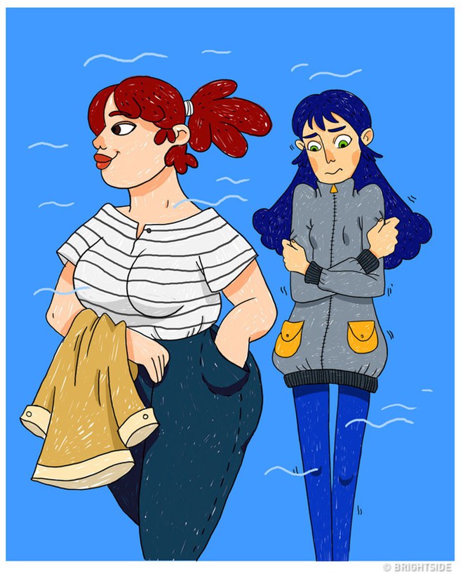 Bộ tranh: T&igrave;nh bạn đ&aacute;ng y&ecirc;u nhất l&agrave; khi giữa hai đứa c&oacute; một đứa b&eacute;o v&agrave; một đứa si&ecirc;u gầy - Ảnh 9.