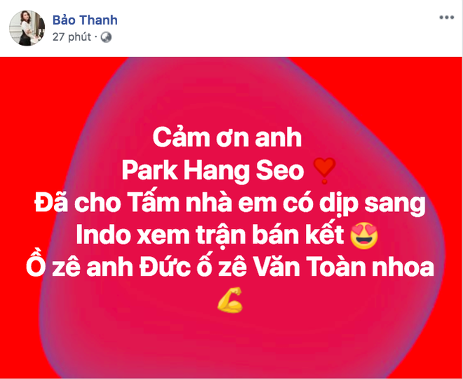 Sao Vbiz vỡ oà sung sướng khi Văn Toàn ghi bàn, đưa Việt Nam vào bán kết ASIAD 2018 - Ảnh 7.