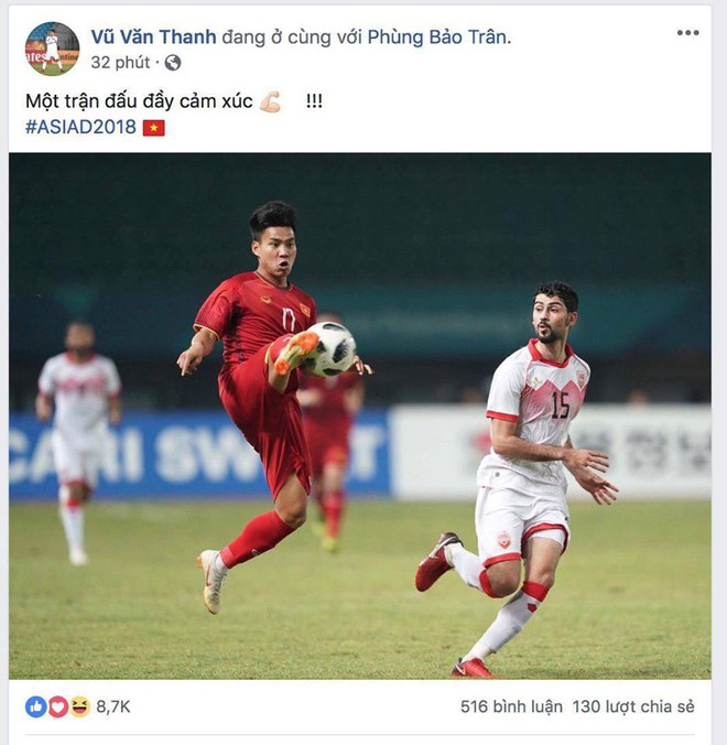 Văn Toàn, Công Phượng... mừng chiến thắng tưng bừng trên facebook - Ảnh 4.