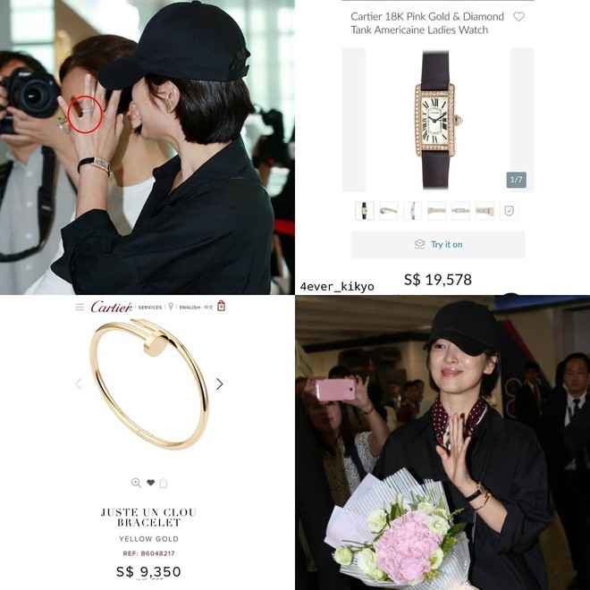 Hết đeo nhẫn 90 triệu, Song Hye Kyo lại gây choáng ngợp với đồng hồ đôi gần 350 triệu với chồng Song Joong Ki - Ảnh 3.