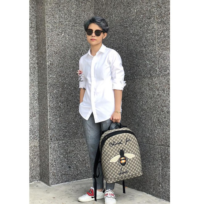 Style đúng chuẩn tomboy nhưng vài lần Vũ Cát Tường lại khiến dân tình xôn xao khi diện váy điệu đà, duyên dáng - Ảnh 2.