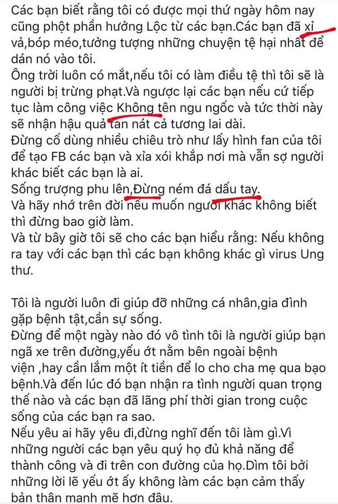 Đọc xong tâm thư Hồ Ngọc Hà gửi đến antifan, cảm thấy cần mở gấp lớp soạn thảo văn bản đúng chính tả cho cô - Ảnh 6.