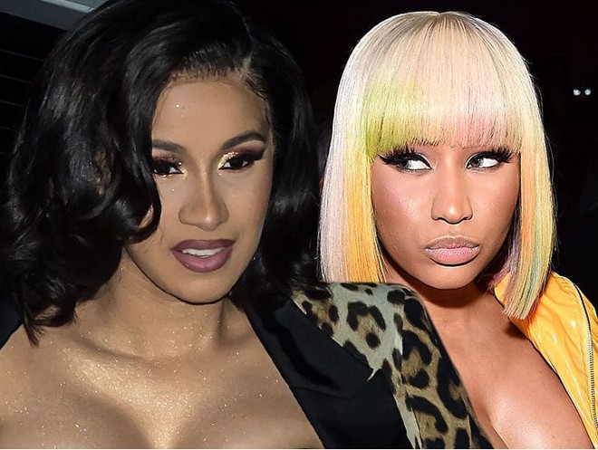 Cardi B và Nicki Minaj lại khẩu chiến tưng bừng: Người đòi chọi giày lần nữa, kẻ thì bất ngờ cảm ơn đối thủ - Ảnh 1.