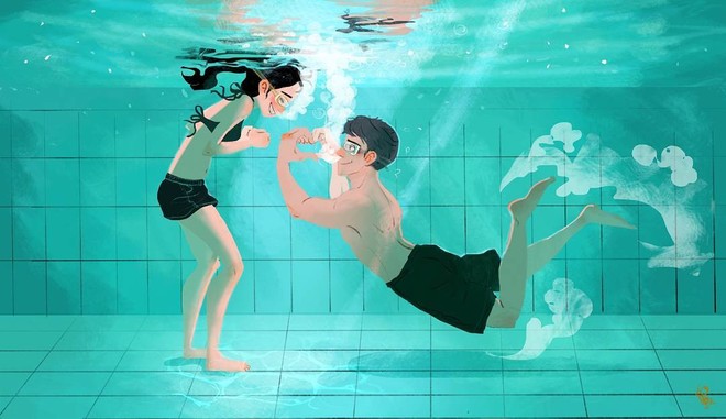 Bộ tranh: Khi tất cả những g&igrave; ta ước ao chỉ l&agrave; một t&igrave;nh y&ecirc;u b&igrave;nh y&ecirc;n v&agrave; giản đơn đến thế - Ảnh 3.