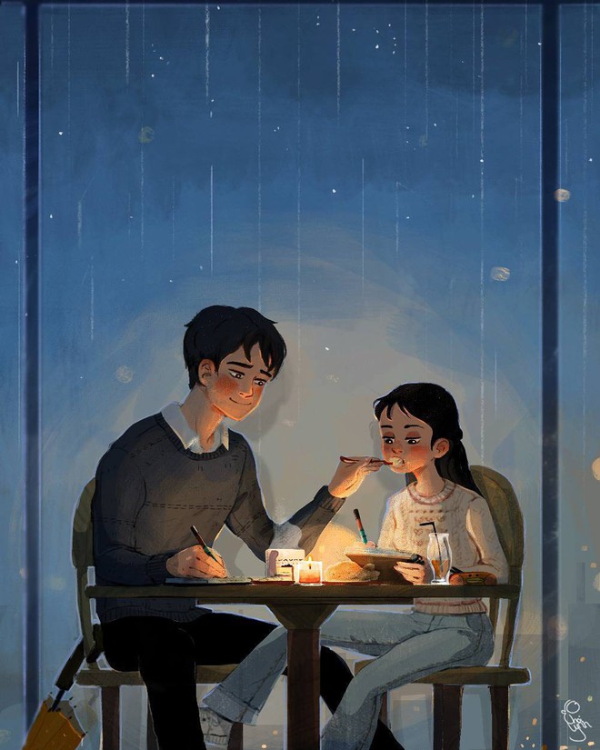 Bộ tranh: Khi tất cả những g&igrave; ta ước ao chỉ l&agrave; một t&igrave;nh y&ecirc;u b&igrave;nh y&ecirc;n v&agrave; giản đơn đến thế - Ảnh 9.