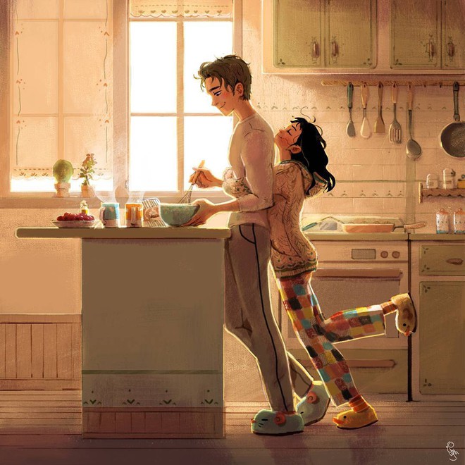 Bộ tranh: Khi tất cả những g&igrave; ta ước ao chỉ l&agrave; một t&igrave;nh y&ecirc;u b&igrave;nh y&ecirc;n v&agrave; giản đơn đến thế - Ảnh 11.