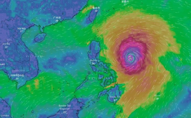 Siêu bão Mangkhut có thể ảnh hưởng trực tiếp đến 27 tỉnh thành, Quảng Ninh là trọng điểm - Ảnh 1.