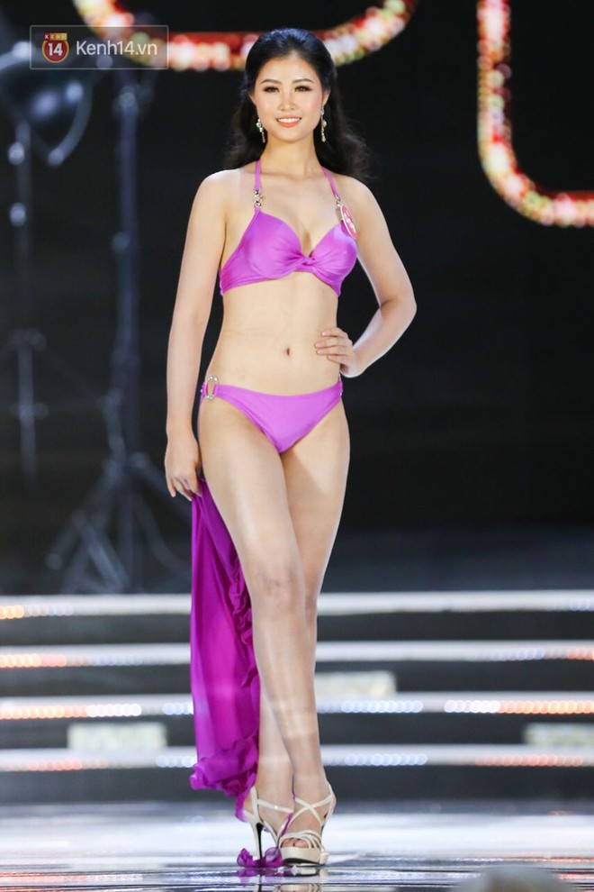 Cận cảnh hình thể nóng bỏng của Top 25 thí sinh Hoa hậu Việt Nam 2018 trong màn trình diễn bikini - Ảnh 2.
