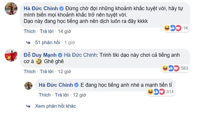 Cứ tưởng đăng status tiếng Anh sẽ được nhiều like, cuối cùng ai cũng nghĩ Đức Chinh đang... bị hack Facebook  - Ảnh 4.