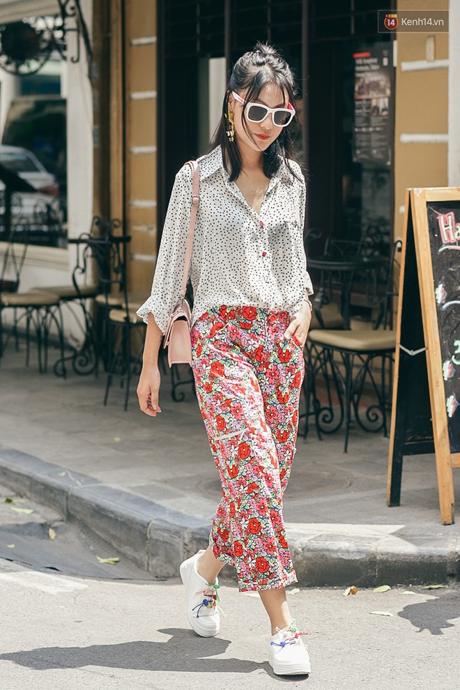 Street style 2 miền: miền Bắc m&agrave;u m&egrave; tươi tắn, miền Nam chuộng đen trắng cool ngầu - Ảnh 3.