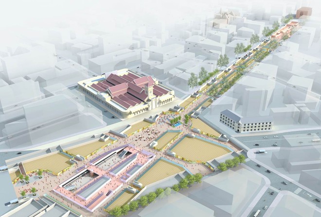 Đề xuất thêm phố đi bộ trên đường Lê Lợi ở trung tâm Sài Gòn, kết hợp không gian ngầm - Ảnh 2.