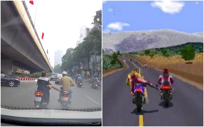 Ninja hổ b&aacute;o: Bị nam thanh ni&ecirc;n tạt đầu xe, nữ t&agrave;i xế nhanh ch&acirc;n tung cước cảnh c&aacute;o rồi lạnh l&ugrave;ng bỏ đi - Ảnh 2.