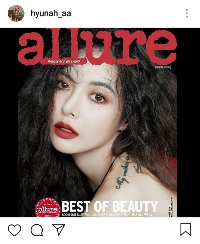 Hyuna lộ diện sau khi bị Cube "đuổi hụt" với động th&aacute;i đầy ẩn &yacute; - Ảnh 1.