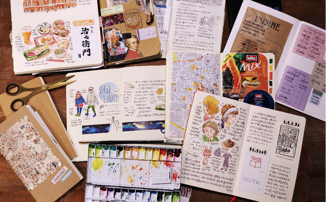 Thú vui với bút màu và những trang giấy: Khi giới trẻ Trung Quốc biến việc viết sổ tay trở thành một trào lưu - Ảnh 9.
