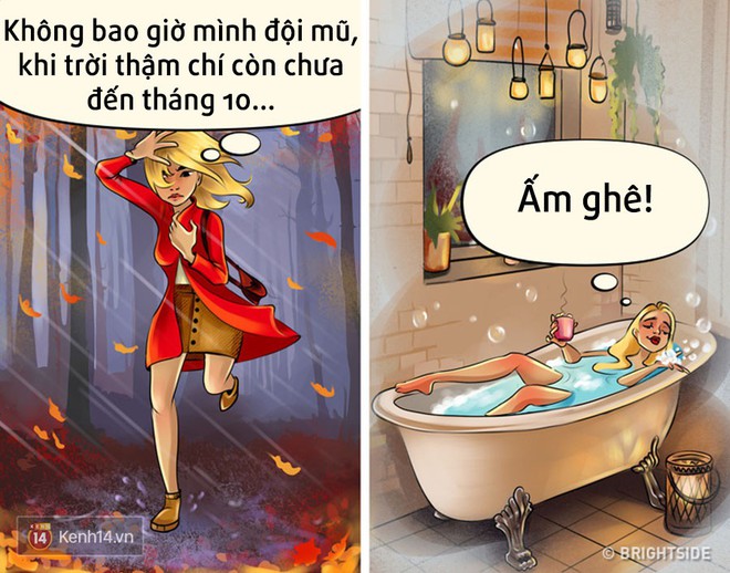 Mùa thu trong tưởng tượng của con gái và thực tế: Khác biệt và lắm rắc rối vô cùng! - Ảnh 5.