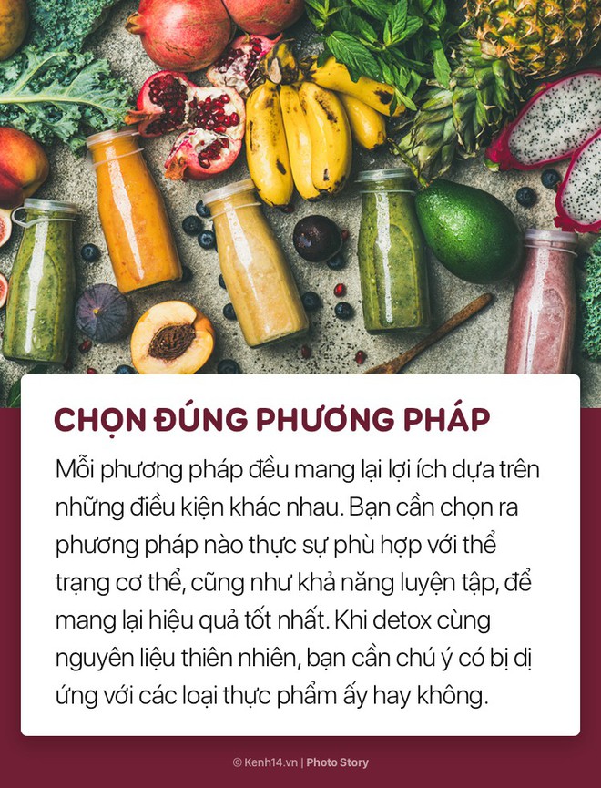 Muốn detox hiệu quả luôn phải nhớ những lưu ý này! - Ảnh 1.