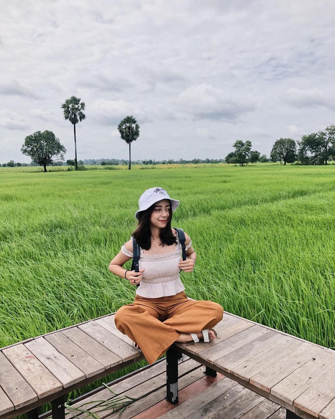 Quán cà phê rộng 30ha, view ruộng lúa bao la xanh ngát ở Thái Lan đang gây sốt rần rần - Ảnh 6.