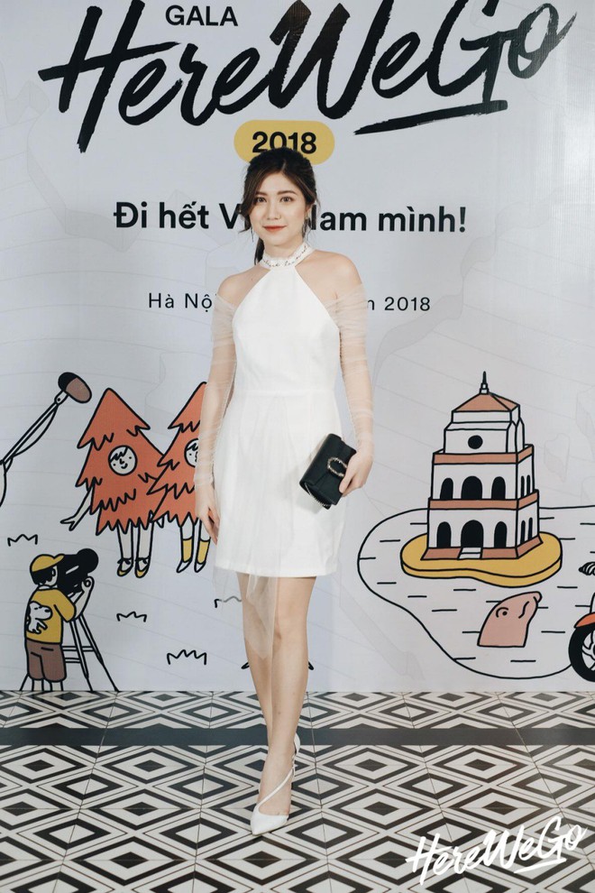 Hoa hậu Hương Giang, ca sĩ Quang Vinh c&ugrave;ng d&agrave;n KOL to&agrave;n trai xinh g&aacute;i đẹp xuất hiện rạng rỡ tại Gala trao giải Here We Go 2018 - Ảnh 8.