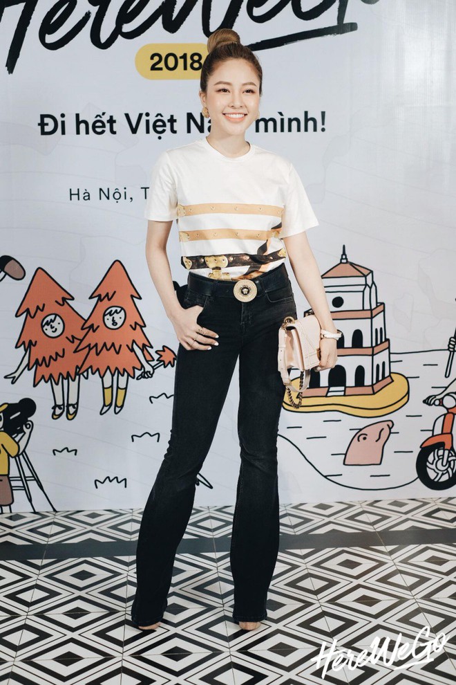 Hoa hậu Hương Giang, ca sĩ Quang Vinh c&ugrave;ng d&agrave;n KOL to&agrave;n trai xinh g&aacute;i đẹp xuất hiện rạng rỡ tại Gala trao giải Here We Go 2018 - Ảnh 10.
