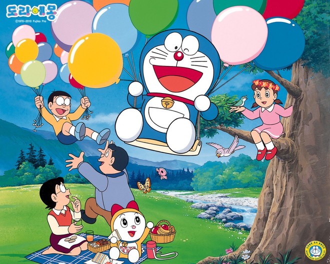 THIEP MOI SINH NHAT CHO BE TRAI CHU DE DORAEMON