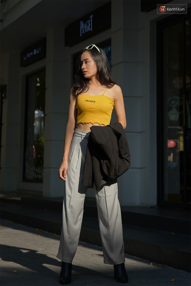 Street style 2 miền: mát trời nhưng các bạn trẻ vẫn diện crop top miết mải, của đáng tội quá xinh và chất - Ảnh 15.