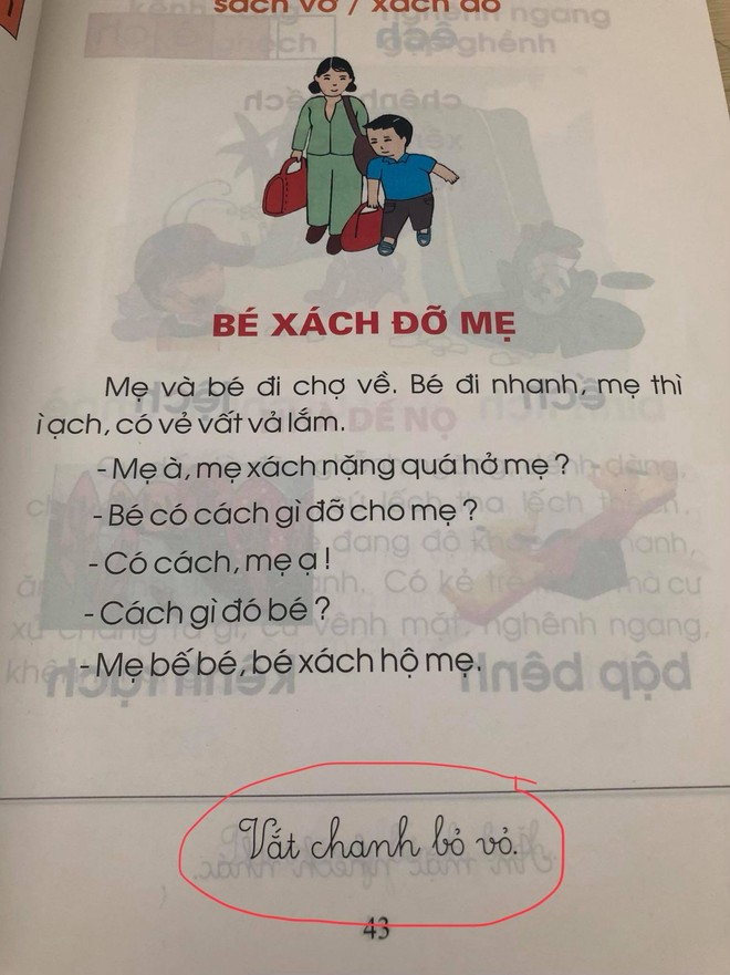 Ngày khai giảng, phụ huynh lo ngại về nội dung sách Tiếng Việt lớp 1 - Ảnh 3.