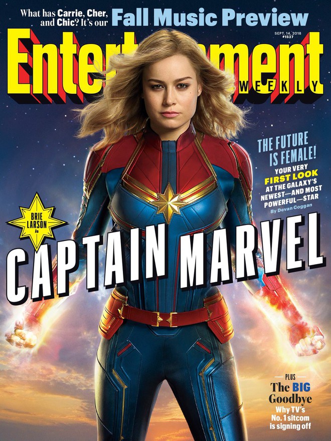 Tung tạo hình kín cổng cao tường gần sát nguyên mẫu, Captain Marvel bị chê kém sexy - Ảnh 1.