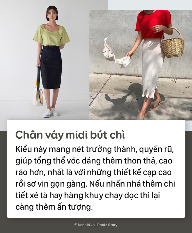 Giấu biệt đôi chân thô kệch nhờ những kiểu chân váy midi đầy nữ tính - Ảnh 3.