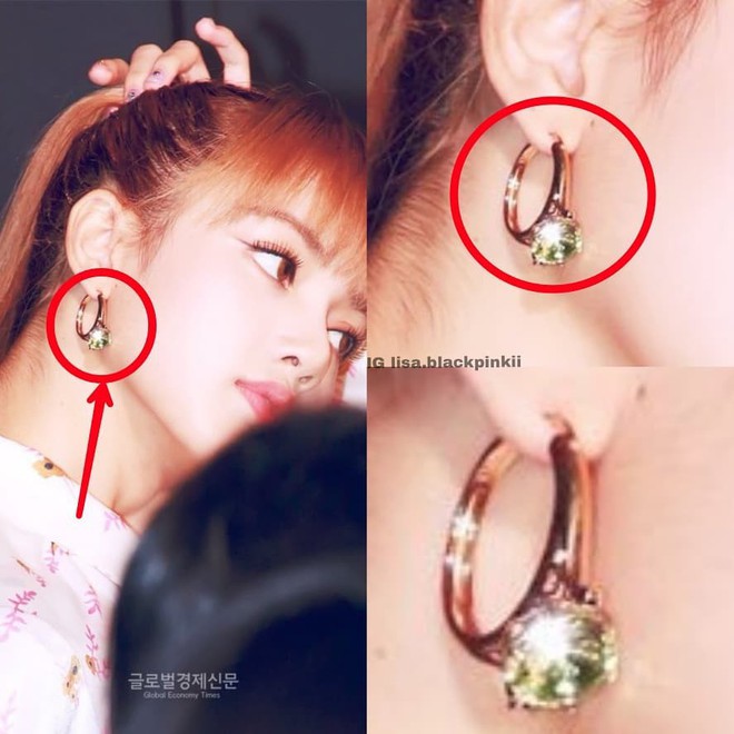 Chế nhẫn th&agrave;nh khuy&ecirc;n tai cho Lisa (Black Pink), stylist của nh&oacute;m hẳn kh&ocirc;ng phải người tầm thường - Ảnh 4.