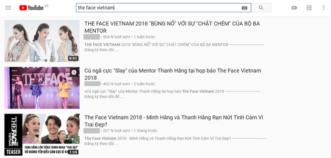 Loạt clip Gương mặt thương hiệu bất ngờ biến mất khỏi YouTube trước ngày The Face 2018 lên sóng - Ảnh 2.