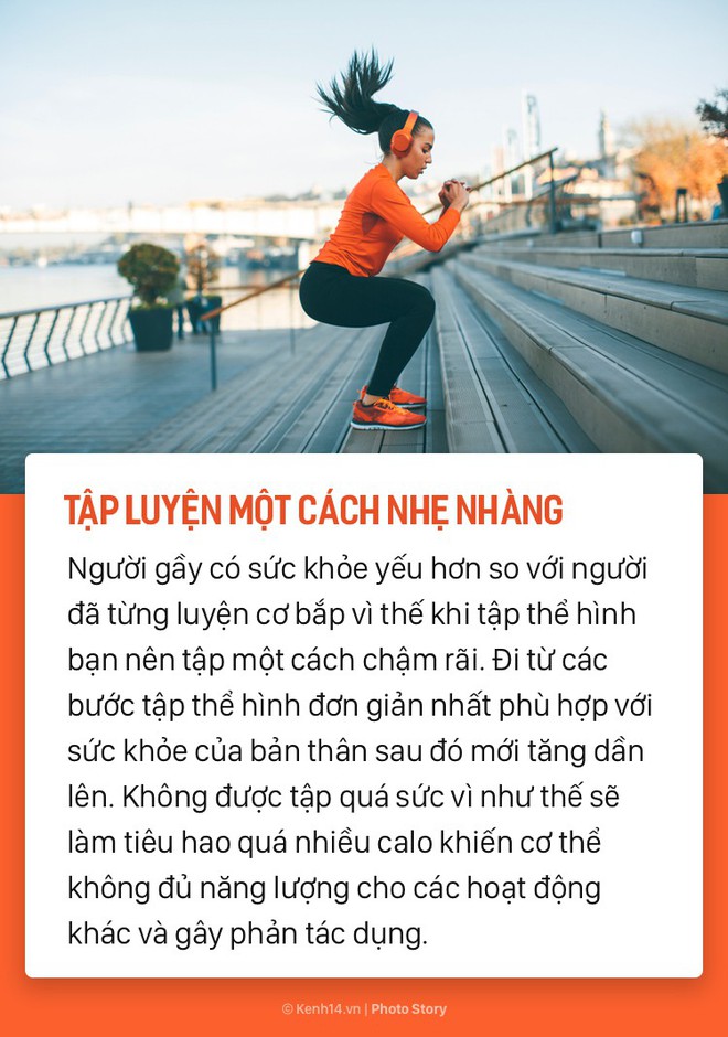 8 mẹo vặt để tập luyện hiệu quả dành riêng cho người gầy - Ảnh 1.