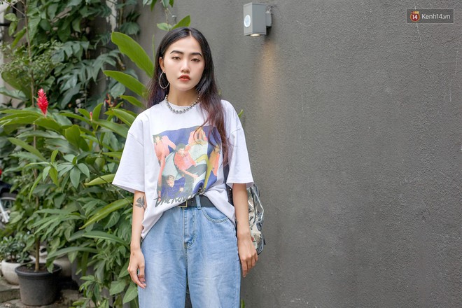 Street style mùa thu: Các bạn trẻ vẫn mê mệt crop top và quần cạp cao - Ảnh 2.