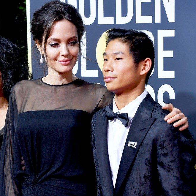 Trong 6 người con, Angelina Jolie chỉ đưa mỗi Pax Thiên đến thảm đỏ Quả Cầu Vàng 2018 - Ảnh 2.