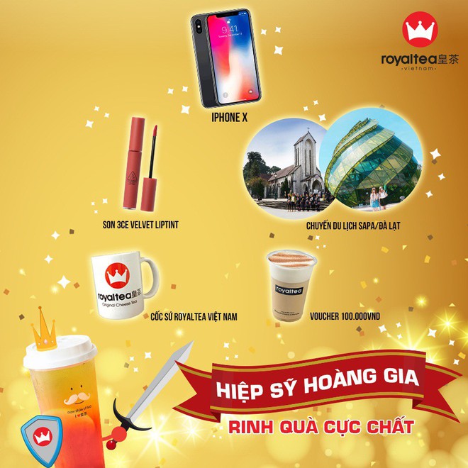 Ngập tr&agrave;n khuyến m&atilde;i mừng Royaltea Việt Nam tr&ograve;n 1 tuổi - Ảnh 12.