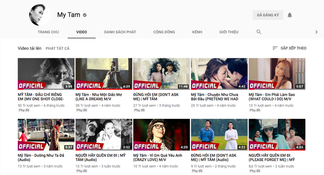Mỹ Tâm chính thức có MV đầu tiên cán mốc 50 triệu lượt xem trên Youtube - Ảnh 2.