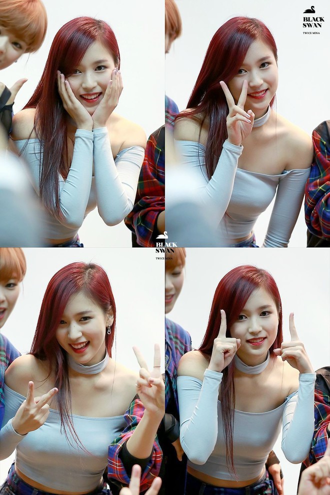 Loạt ảnh cũ bỗng được &ldquo;đ&agrave;o&rdquo; lại: Mina (Twice) g&acirc;y sốt khi diện &aacute;o trễ vai gợi cảm - Ảnh 10.